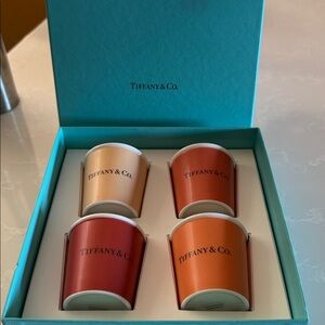 Tiffany & Co. Multicolor Coffee Cups Set